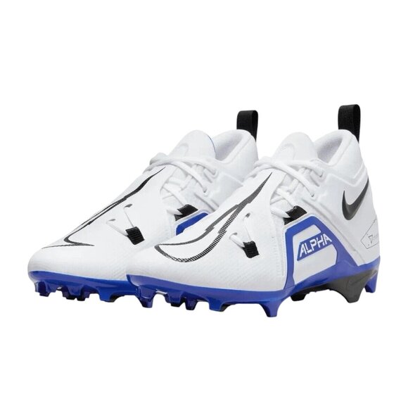 NEW Nike Alpha Menace Pro 3 Men\'s Football Cleats Size 16 Royal Blue/White main image 7